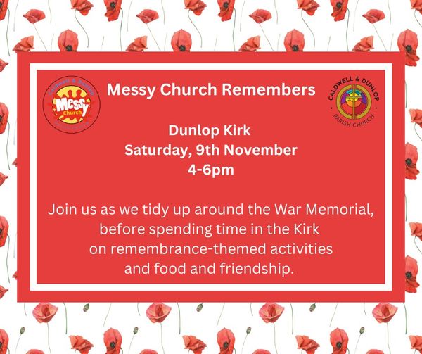 Remembrance Messy Church 24